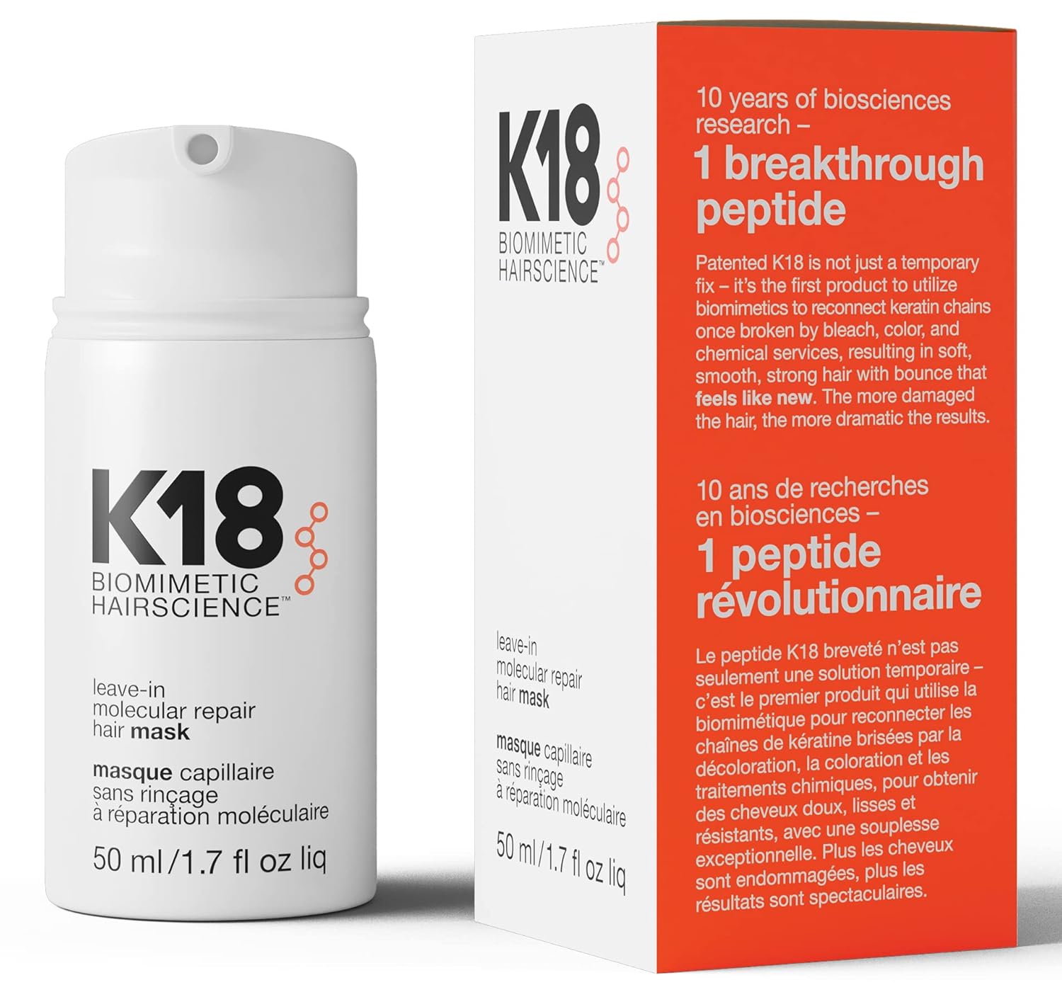 K18 Leave-In Molecular Repair Hair Mask (50ml)